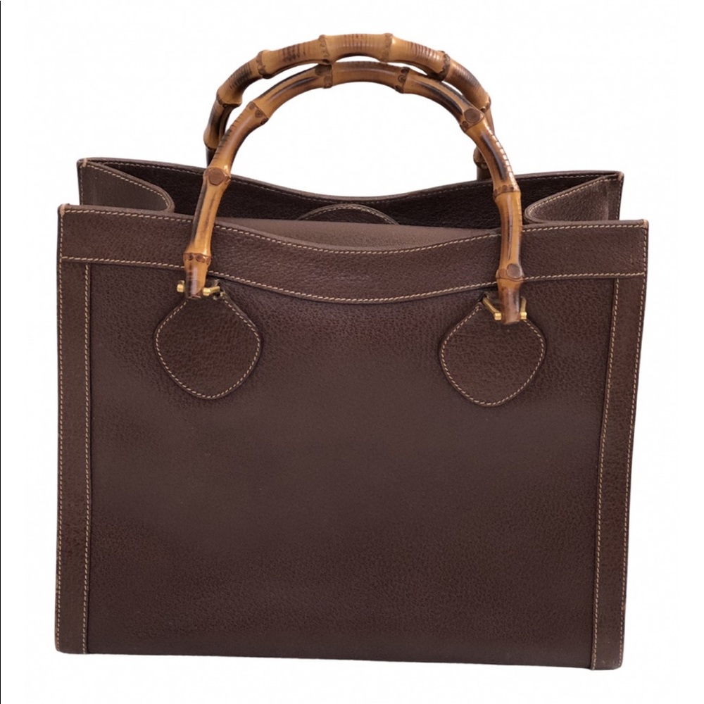 Vintage Gucci Medium Diana Bamboo Bag Brown